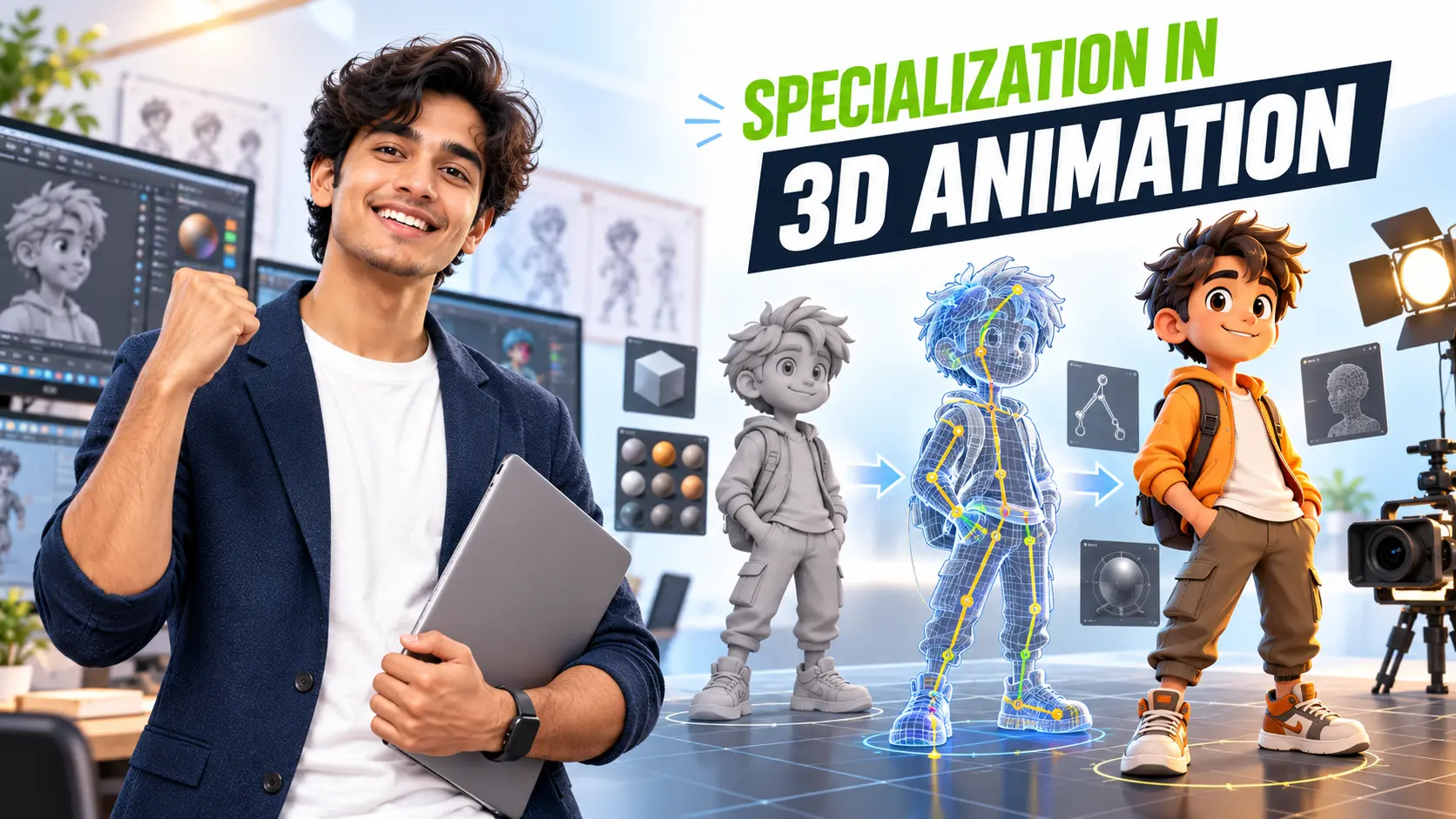 Specialization in 3D Animation Student